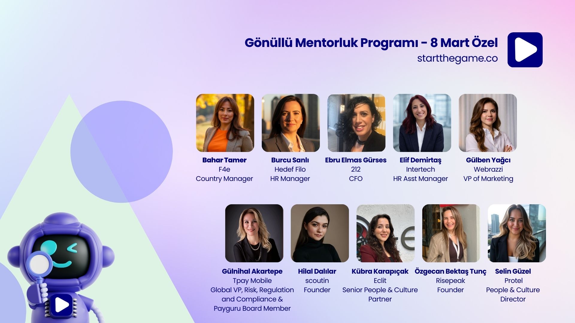 8 Mart Gönüllü Mentörlük Programı